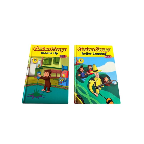 Other - *4 for $20 Mix&Match* Set of 2 Curious George Early Readers Level 1 Books